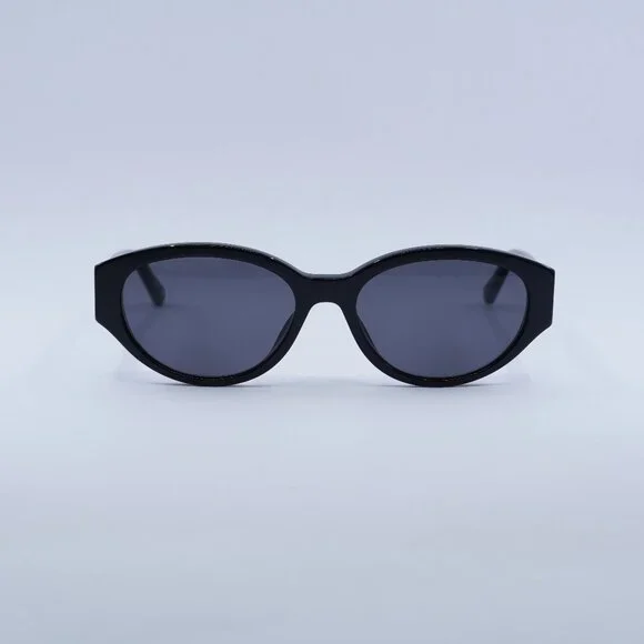 Moschino MOL014/G/S 0807 IR Sunglasses - Black Frame, Grey Lenses